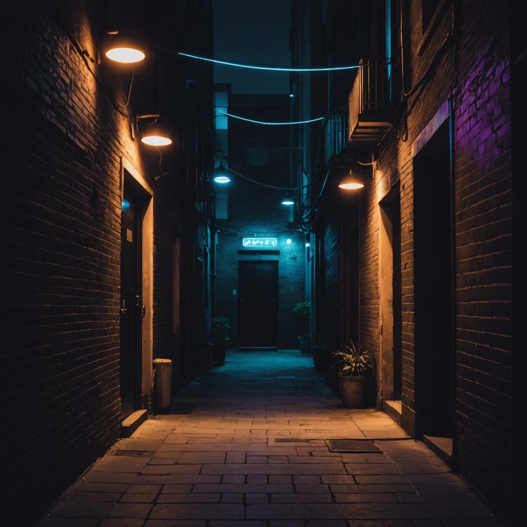 Imagine a chilling exploration of nightlife where electropop rhythms meet eerily off kilter harmonies, encapsulating the sinister yet energetic vibe of a neon lit city at midnight. The music flows like shadows flickering across the moonlit streets, forging a connection between the listener and the unseen darker corners of urban life.