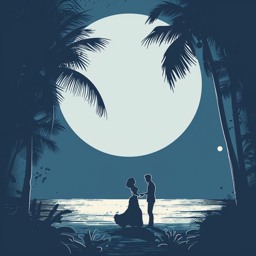 Feel the gentle embrace of a calm tropical breeze as smooth reggae rhythms, soothing bass lines, and delicate guitar melodies blend together under the soft glow of the island moonlight, creating an intimate setting perfect for romantic moments and soulful reflections