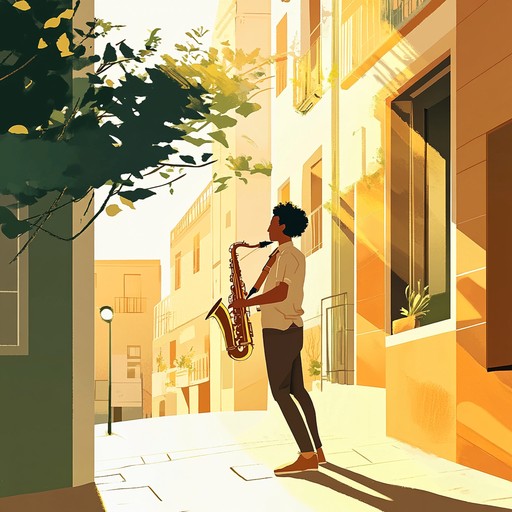 An instrumental jazz composition that combines soulful harmonies with an uplifting groove. The piece features mellow saxophone lines and gentle piano chords, creating a warm and inviting soundscape. The rhythm section provides a steady, relaxed beat, perfect for unwinding and enjoying the simple pleasures of life. This track encapsulates the essence of a carefree afternoon, filling the listener with joy and contentment.