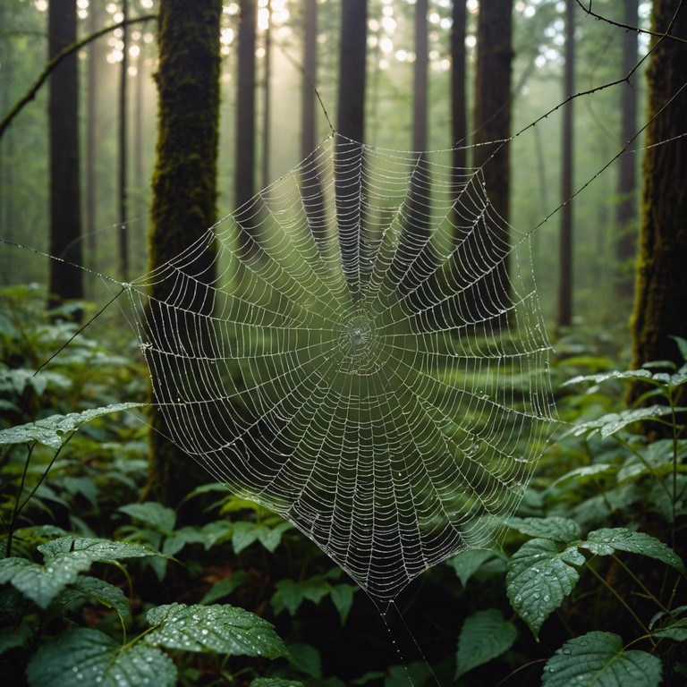 This tranquil composition captures the serene and ethereal beauty of an untouched forest at dawn. With each note, the song paints a vivid picture of sunlight filtering through ancient trees, awakening the slumbering woodland creatures. The melody flows gently, like a stream weaving through moss covered stones, creating a magical atmosphere that envelops the listener in a peaceful embrace.