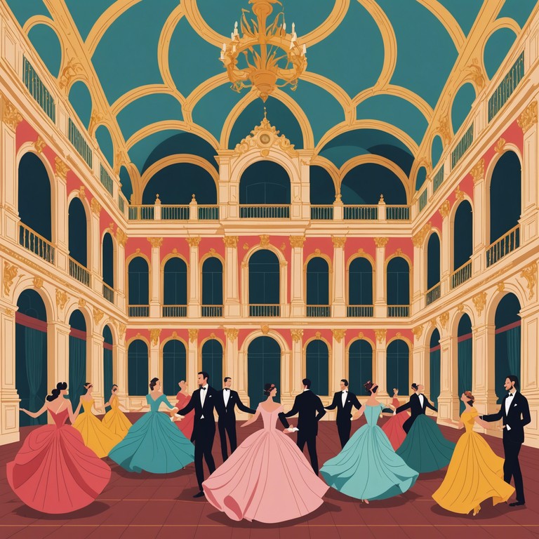 This alternative track mirrors the grandiosity of vienna's ballroom dances with a slightly quicker tempo and more intricate accordion solos, reflecting the dazzling lights and opulent decorations of an imperial ballroom dance.