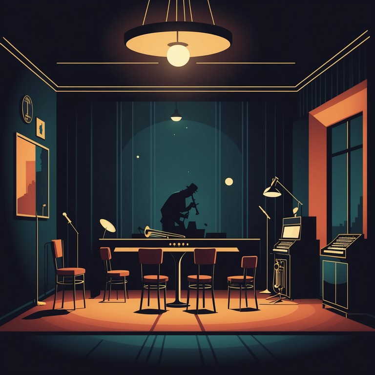 This track serves as a perfect backdrop for a detective noir scene, capturing the essence of trepidation and unease as the protagonist navigates through the labyrinth of the shadowy underworld. The music is slow and seductive, with strained notes that seem to beckon secrets from the darkest corners.