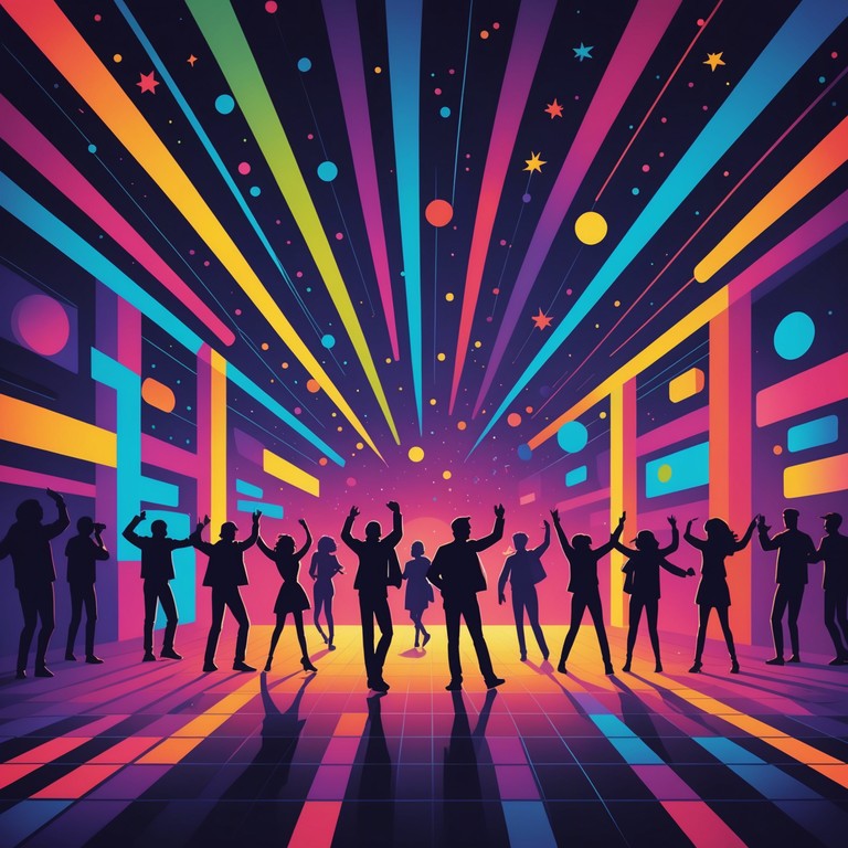 This lively disco instrumental captures the essence of the dancefloor hustle with punchy bass lines and sweeping synthesizer melodies, creating an atmosphere of everlasting night parties in shiny discotheques. Ideal for getting lost in rhythmic movements and lights.