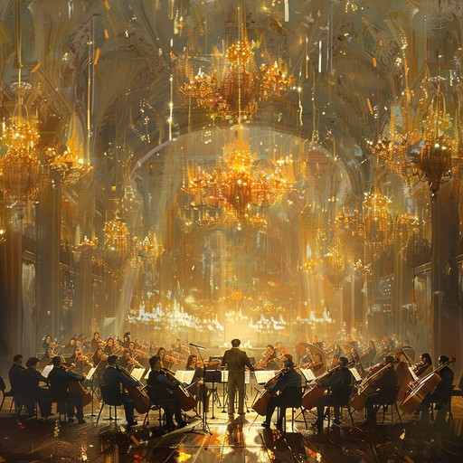 An enchanting orchestral composition that transports the listener to a euphoric state with its vibrant harmonies and powerful climaxes. The piece masterfully combines rich textures and dynamic transitions to create an uplifting and majestic atmosphere.