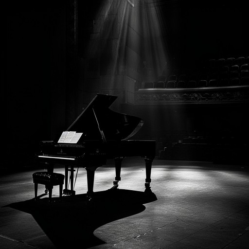 An evocative instrumental piece capturing the essence of a desolate broadway stage with a wistful piano that tells stories of yesteryears. The melody weaves through the silence, carving out an intimate space filled with nostalgia and quiet reflection.