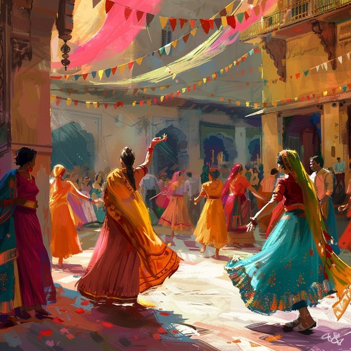 A captivating instrumental piece that blends traditional middle eastern rhythms with modern carefree melodies, creating an exuberant atmosphere. The vibrant strumming of the oud sets the festive tone, supported by gentle percussion, and airy flutes painting scenes of sunlit bazaars and carefree dancing. Perfect for evoking the warmth and joy of a middle eastern celebration.