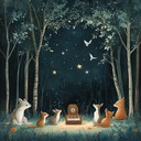 whimsical lullaby intertwining forest sounds and magical innocence.