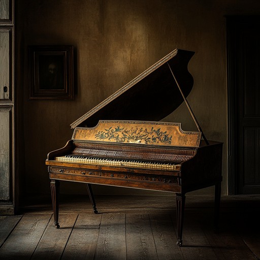 A soothing and introspective melody featuring intricate baroque structures. The harpsichord leads the composition, evoking a sense of nostalgia and melancholic reflection. Each note delicately contributes to the intricate yet soothing soundscape, characteristic of classical baroque music. Perfect for moments of introspection and peaceful contemplation