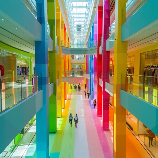 Imagine a bright summer day at the mall, with shoppers joyfully bustling about. The tunes are simple yet catchy, evoking feelings of happiness and light heartedness. Perfect for creating an inviting and upbeat shopping experience.