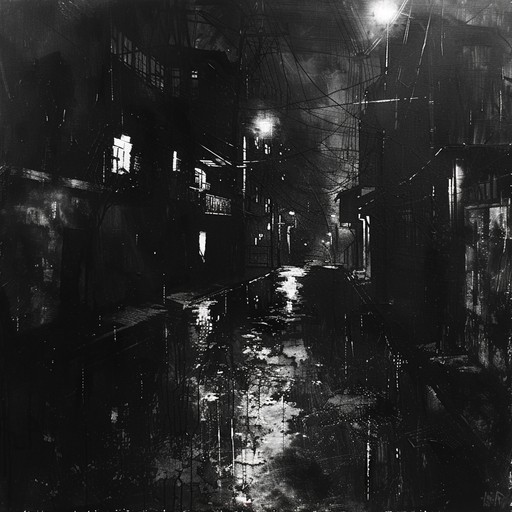 Immerse yourself in a nocturnal urban chase with this track, featuring heavy basslines, biting electric guitar, and rhythmic precision to evoke tension and action.