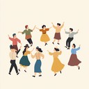 energetic klezmer tune with joyous clarinet melodies and rhythms
