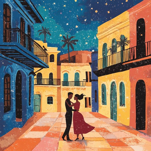 An enchanting instrumental piece blending traditional afro cuban rhythms with heartfelt melodies, capturing the essence of a romantic evening in havana.