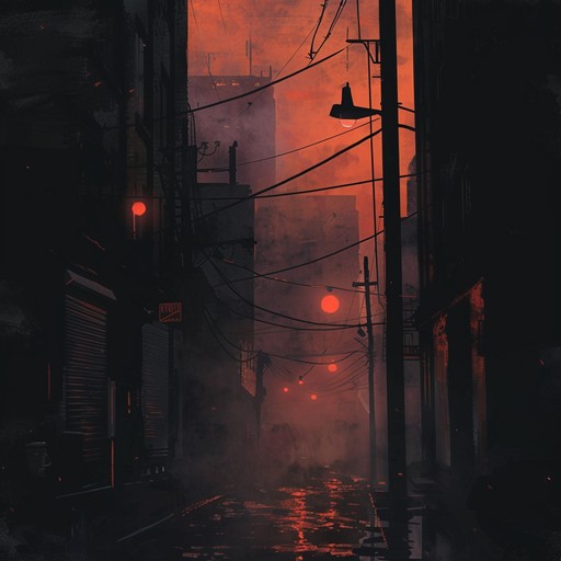 A nocturnal urban track using syncopated rhythms and shadowy synthesizers to produce an edgy, tension filled soundscape reminiscent of late night city streets.