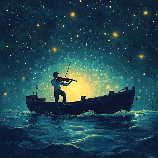 An instrumental journey that delves into the romantic lives of russian sailors, merging haunting violin solos with rich orchestral textures. The music starts softly, mimicking the quiet moments of a sailor's reflection. Gradually, it incorporates vigorous string sections, brass harmonies, and gentle percussion, creating an immersive seascape soundscape. The composition peaks with an emotional high, before gently subsiding, capturing the essence of a sailor's love from afar.