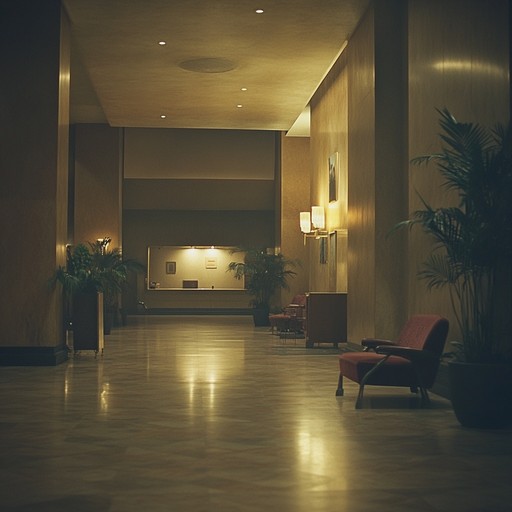 An instrumental muzak piece that subtly incorporates eerie tones and unsettling melodies into familiar background music, creating discomfort and unease in everyday public environments.