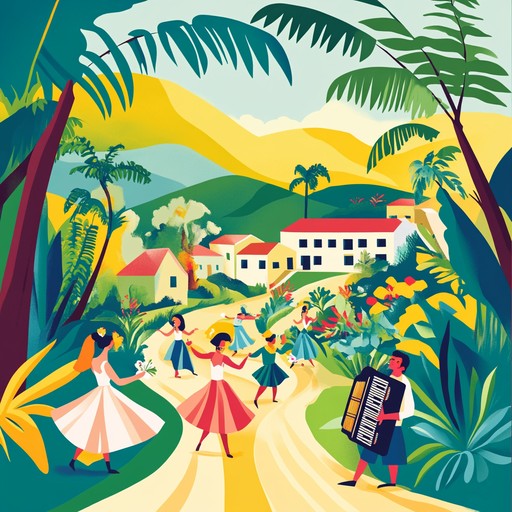 A lively instrumental piece that embodies the joy and exuberance of brazilian sertanejo music, featuring energetic rhythms and vibrant melodies that inspire dancing and celebration.