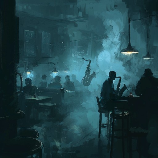 Dive into the heart of the city with a nocturnal jazz tune that embodies the raw, gritty essence of late night urban life. Picture a dimly lit smoky club, the mellow hum of conversations merging with the soulful, rugged sounds of a saxophone. This track is perfect for setting a scene filled with intrigue, mystery, and the allure of the night.