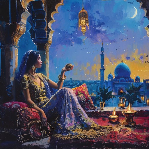 A captivating instrumental piece that transports listeners to the heart of the middle east, evoking images of bustling bazaars, ornate palaces, and vast desert landscapes. The mesmerizing melodies weave together traditional instruments like the oud, qanun, and ney, creating an authentic and immersive sonic experience.