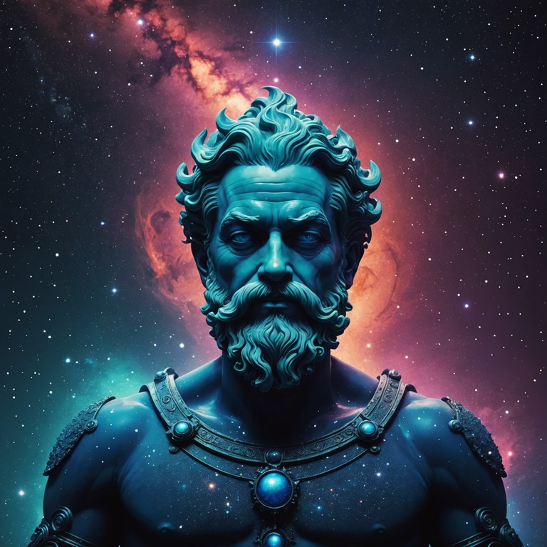 Experience a journey through space portrayed through lush synthetic textures and rhythms, highlighting the grandeur of the cosmos as one drifts in neptune's embrace.