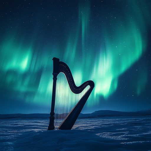 This instrumental lullaby blends the gentle plucking of the harp with ambient soundscapes to evoke a melancholic yet soothing atmosphere, like stars singing softly in the night sky.