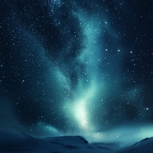 Experience the tranquility and beauty of a starry night through gentle synths and ambient textures that transport you into a dreamlike realm of calm and wonder