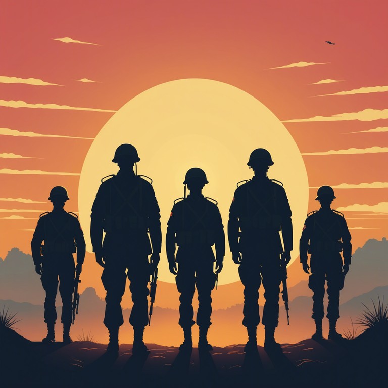 A powerful musical tribute to the indomitable spirit of freedom fighters, emphasizing rhythmic precision and the steady beat of a snare drum, capable of inspiring hope and resilience in the face of adversity.