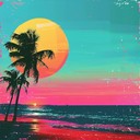 energetic samba rhythms evocative of a lively beach party