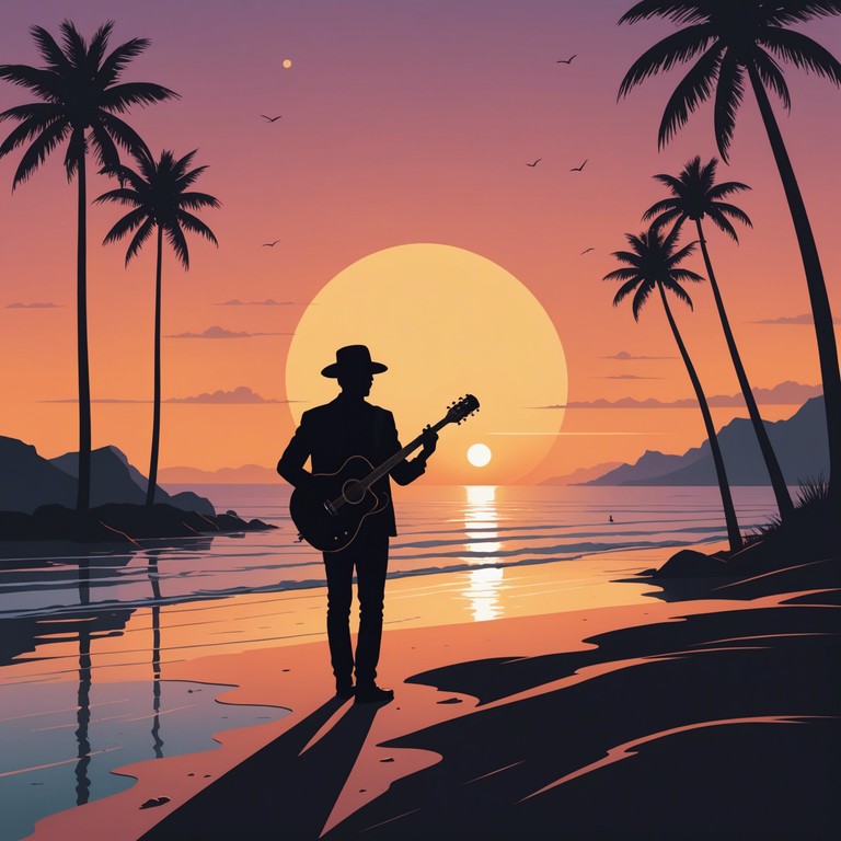 Imagine yourself on the sandy beaches of kingston as the sun sets, with slow, mellow reggae rhythms playing in the background, encapsulating the essence of relaxation and nostalgia. The gentle strumming of a classic electric guitar complements the rhythmic beats that take you back to a golden era of reggae.