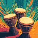 intense afrobeat rhythms ignite an energetic danceable instrumental track