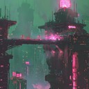 dark urban beat with electrifying, pulsating undertones and industrial vibe
