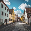 soft strings and guitars create a calm german landscape