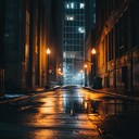 pensive night time vibe mixed with calm hip hop grooves