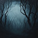 an ominous orchestral piece that evokes dread and suspense.