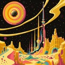 a funky journey through space and time