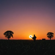 rustic guitar melody fills emotional voids.