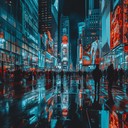 electric guitar solos through neon cityscapes