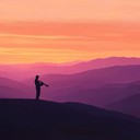 the peaceful essence of twilight in the balkan mountains