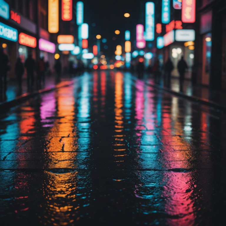 Imagine being enveloped in the velvet darkness of the late hours, where flowing melodies intertwine with haunting synthetic layers, creating a soft yet profound sensory experience. The track serves as a backdrop to a night of introspective wandering through an ever evolving urban labyrinth