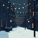 instrumental indie song celebrating festive lights and winter joy